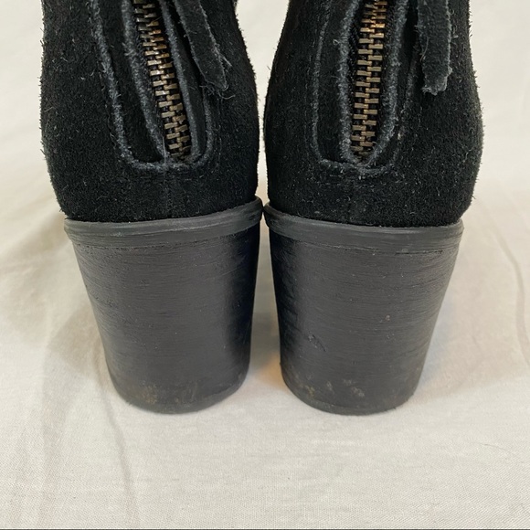 Crown Vintage- Black Suede Robbie Bootie - Picture 6 of 10